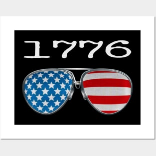 AMERICA PILOT GLASSES 1776 Posters and Art